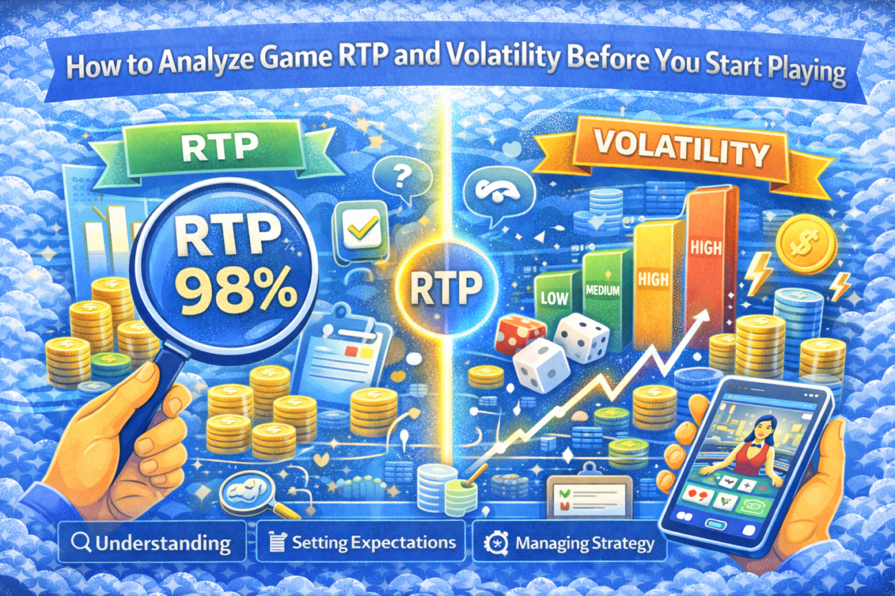 Analyzing RTP and volatility in gaming