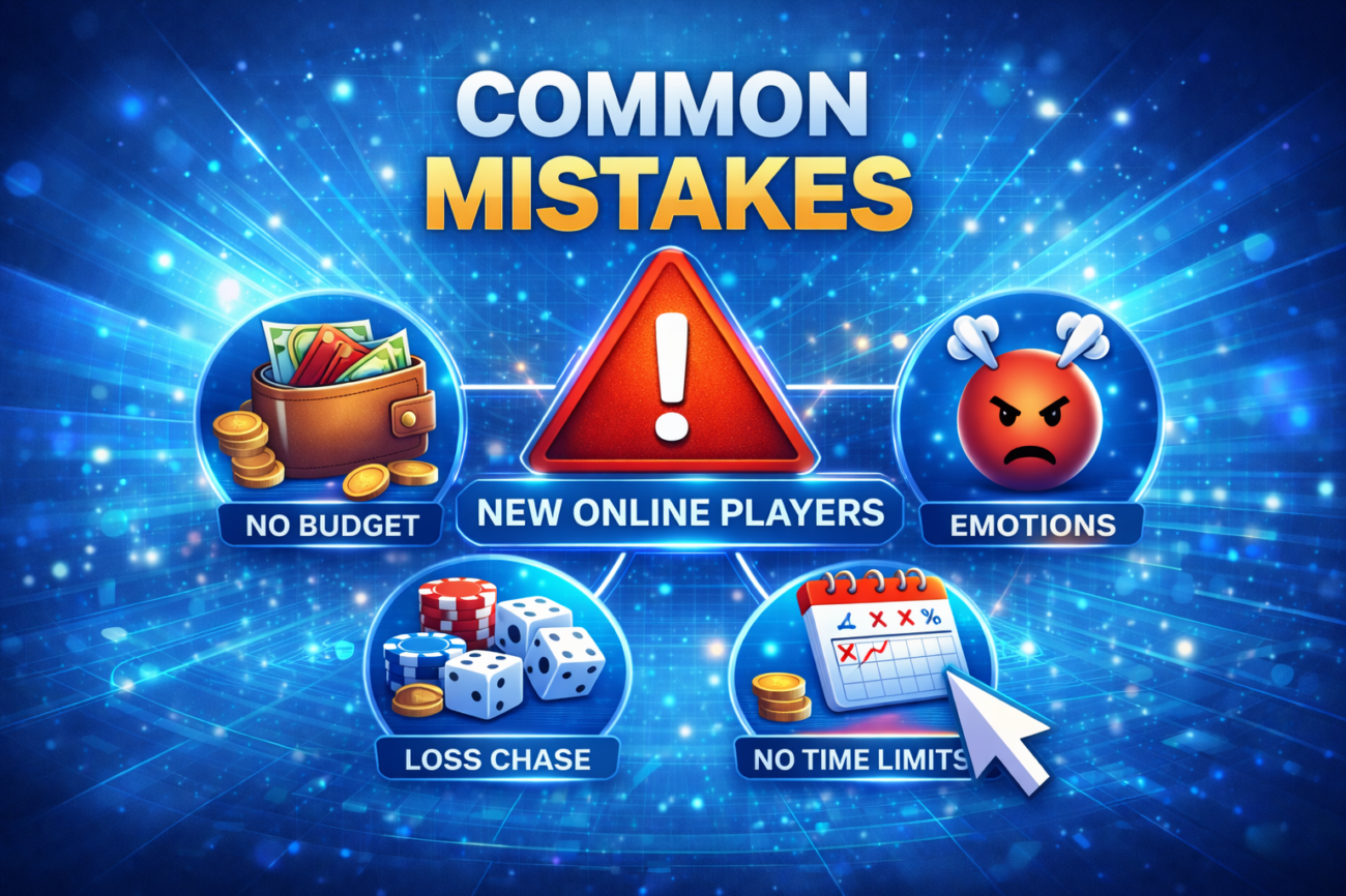 Common online gaming mistakes to avoid
