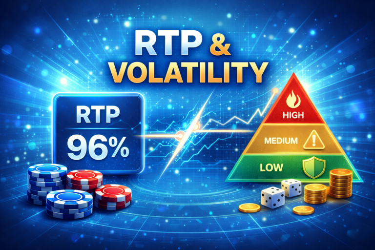 RTP and volatility in online gaming